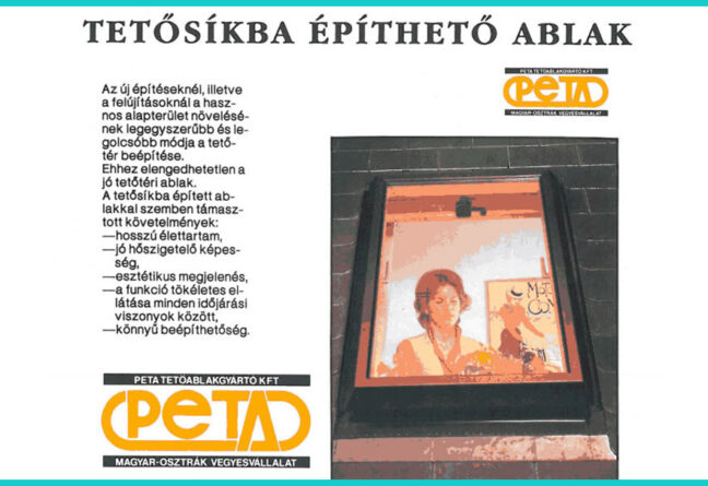 Peta tetőtéri ablakcsere program: 100% garanciával