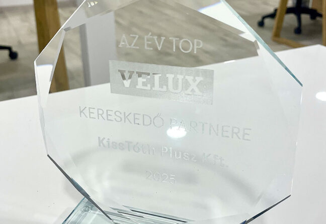 Tetőablak.hu az „Év Top VELUX Kereskedő Partnere”